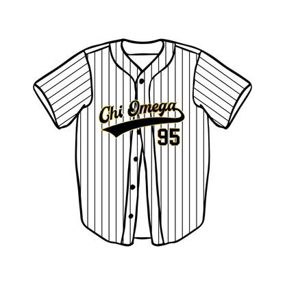 University of Central Florida x Chi Omega 'Gamedays' Baseball Jersey