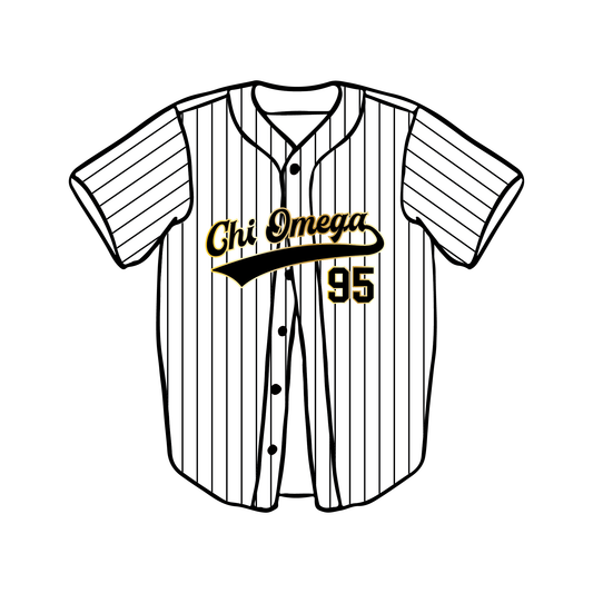 University of Central Florida x Chi Omega 'Gamedays' Baseball Jersey