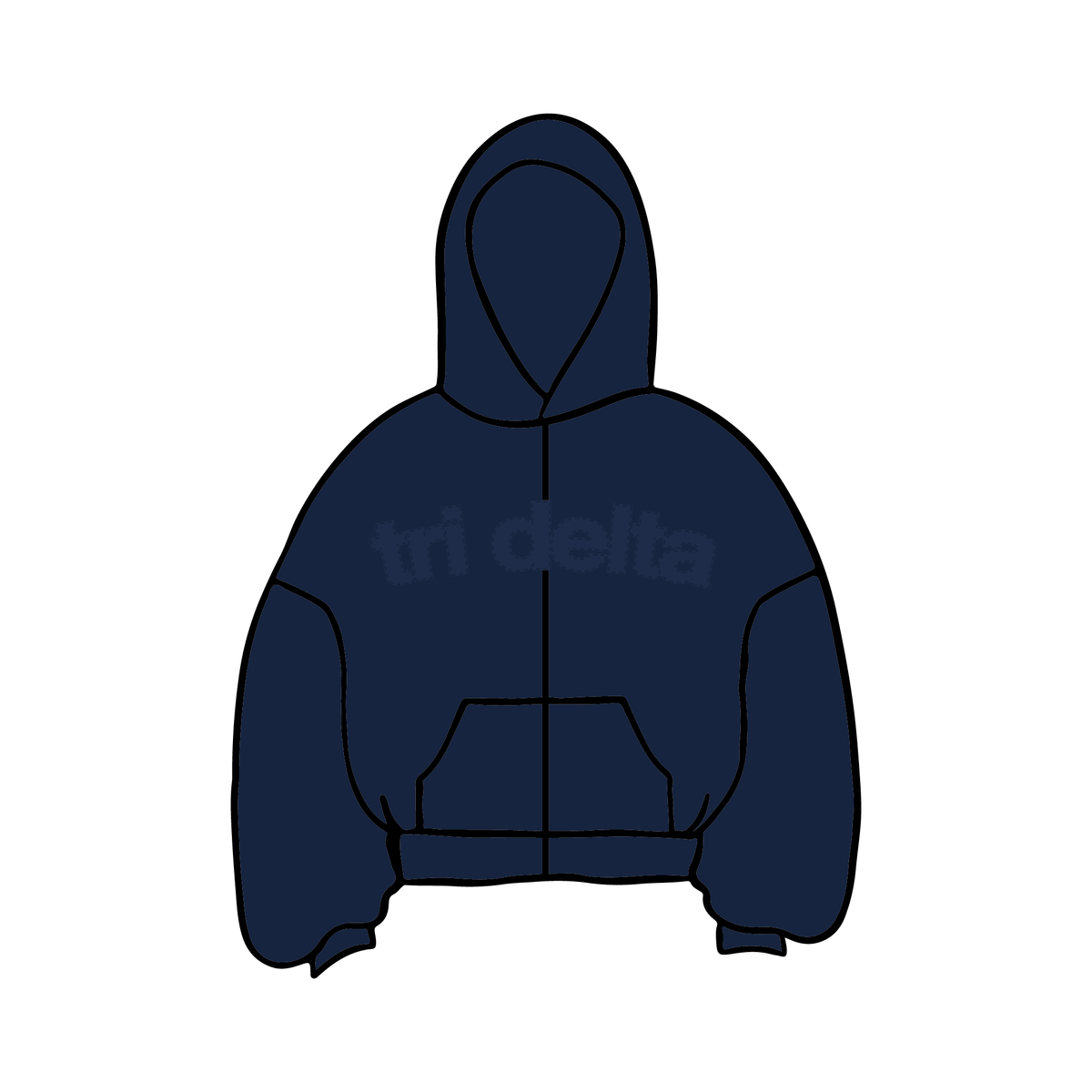 University of Cincinnati x Delta Delta Delta 'CLC Exec Meeting' Hoodie