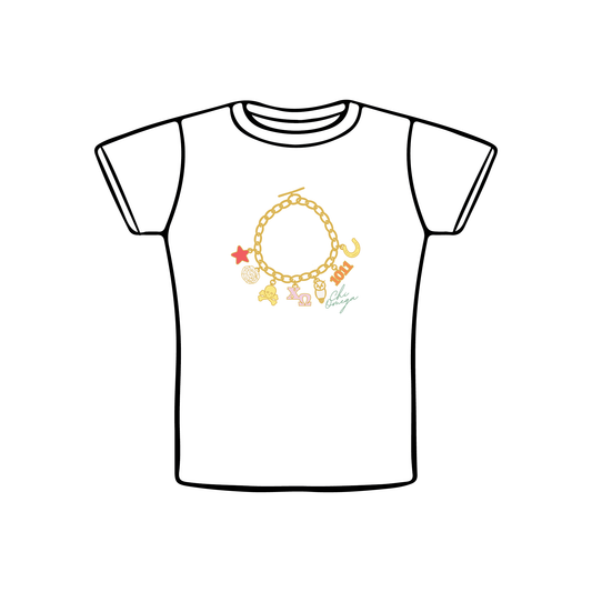 University of Colorado Boulder x Chi Omega 'Lucky Charm' Baby Tee