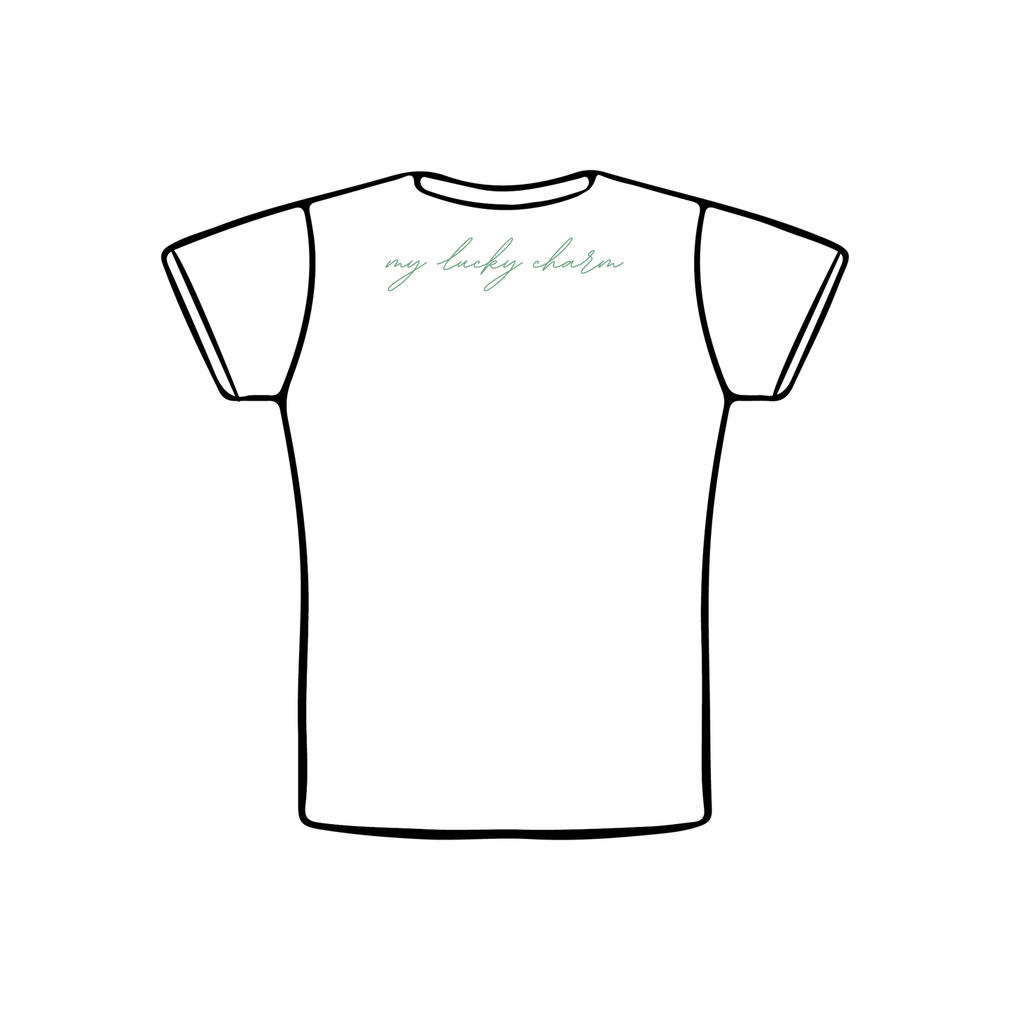 University of Colorado Boulder x Chi Omega 'Lucky Charm' Baby Tee