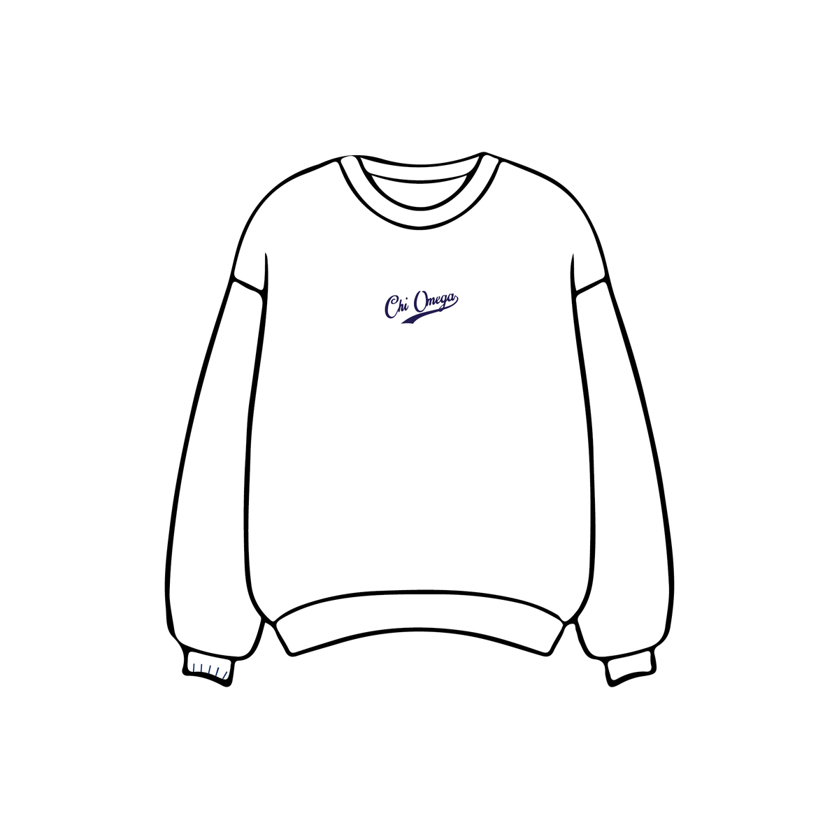 University of Colorado Boulder x Chi Omega 'Dudes' Weekend' Crewneck