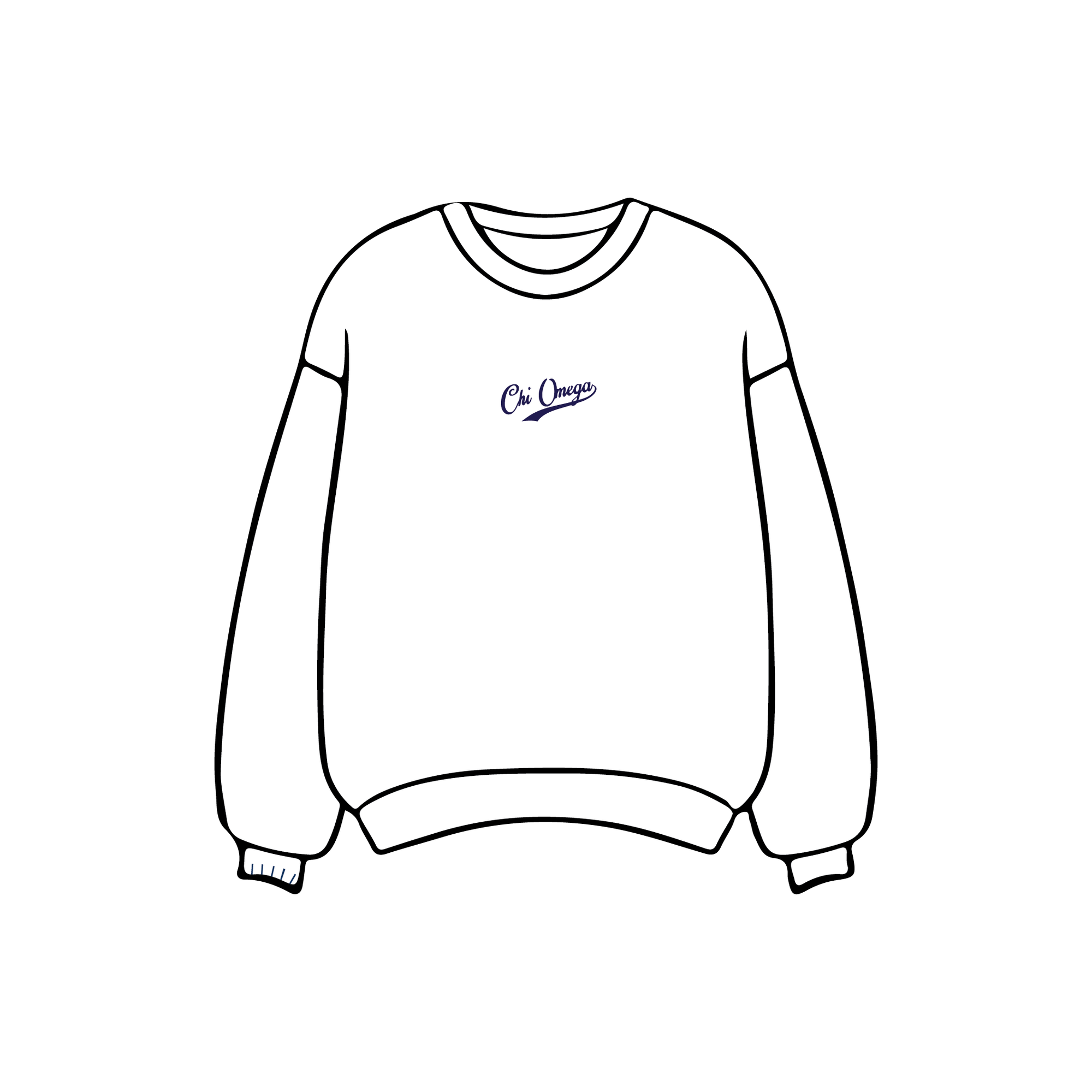 University of Colorado Boulder x Chi Omega 'Dudes' Weekend' Crewneck