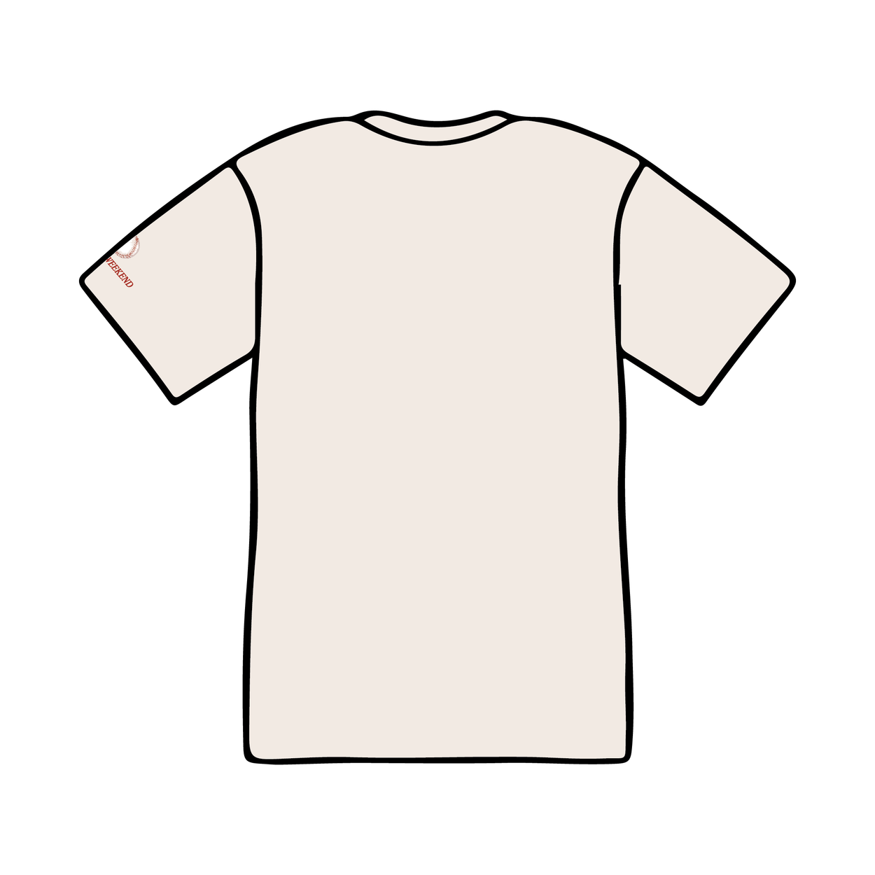 University of Colorado Boulder x Chi Omega 'Dudes' Weekend' Cream T-Shirt