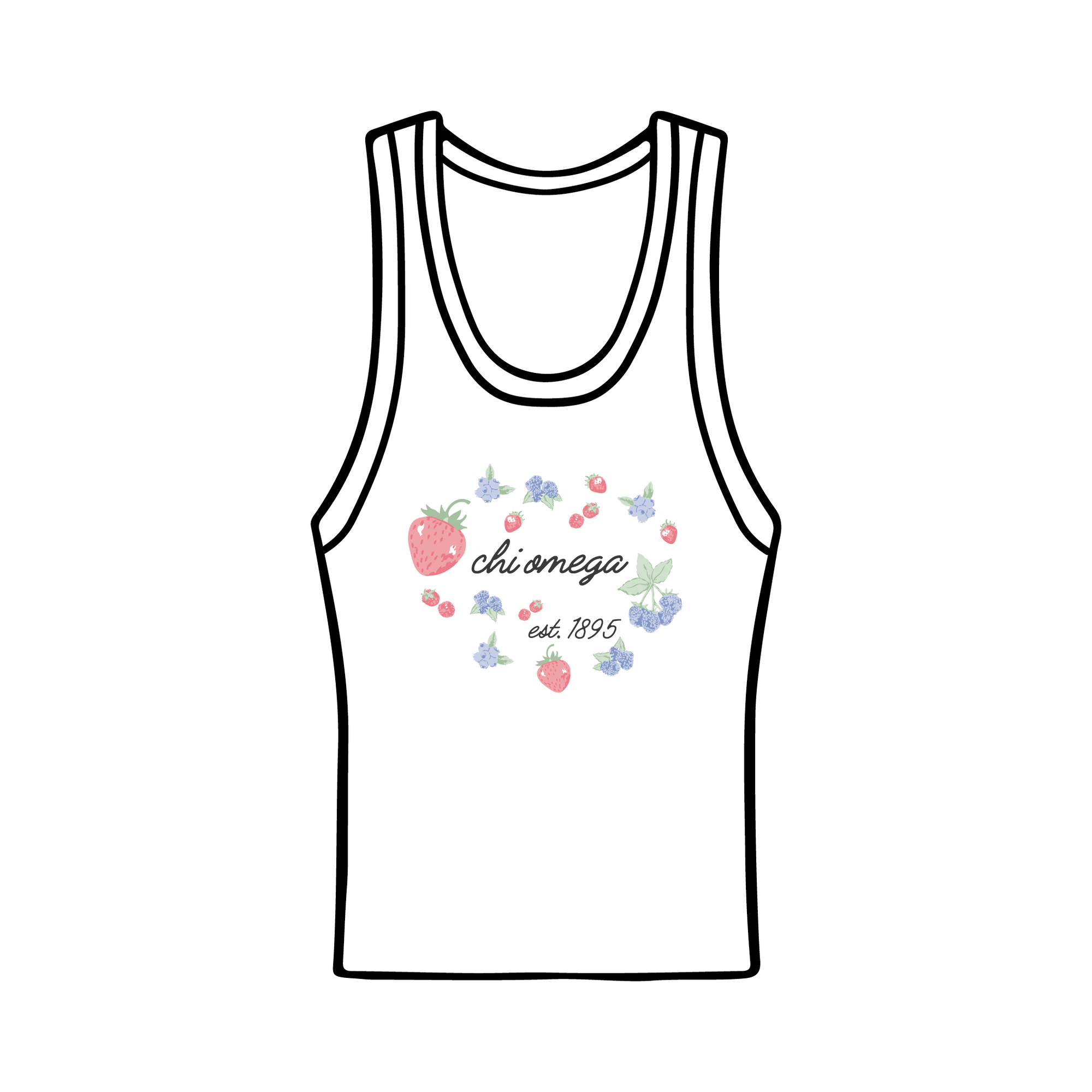 University of Colorado Boulder x Chi Omega 'Sisterhood Event-Big Little' Tank Top