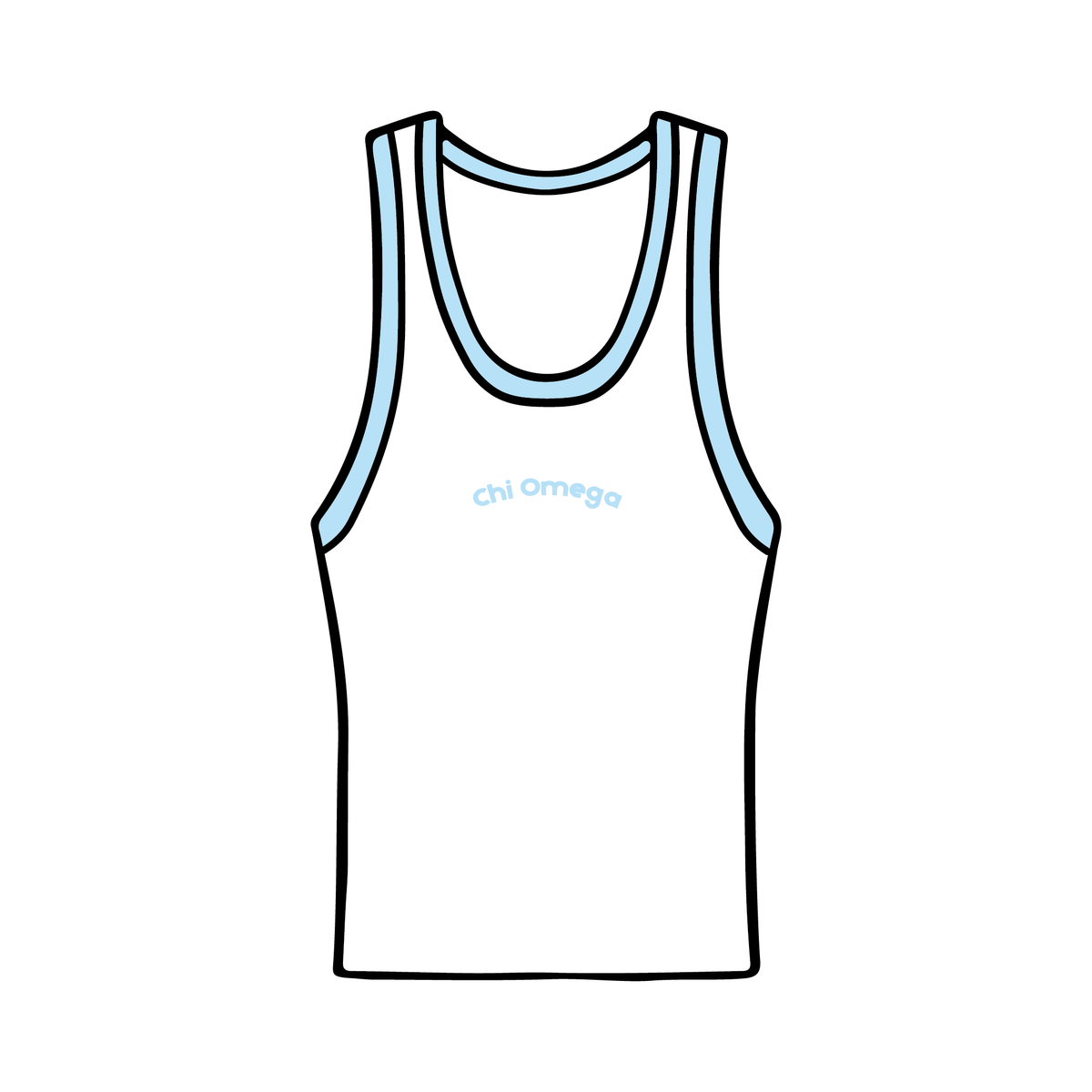 University of Colorado Boulder x Chi Omega 'Senior Merch' Tank Top