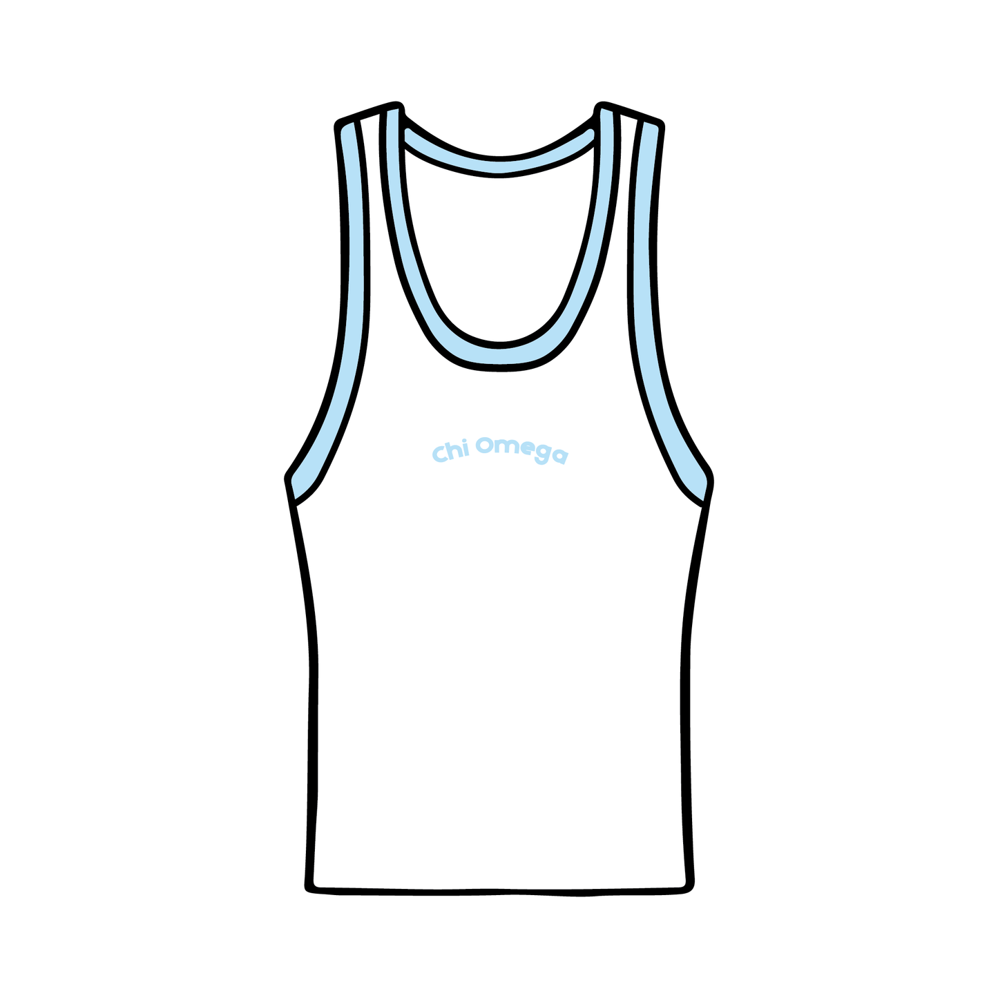 University of Colorado Boulder x Chi Omega 'Senior Merch' Tank Top