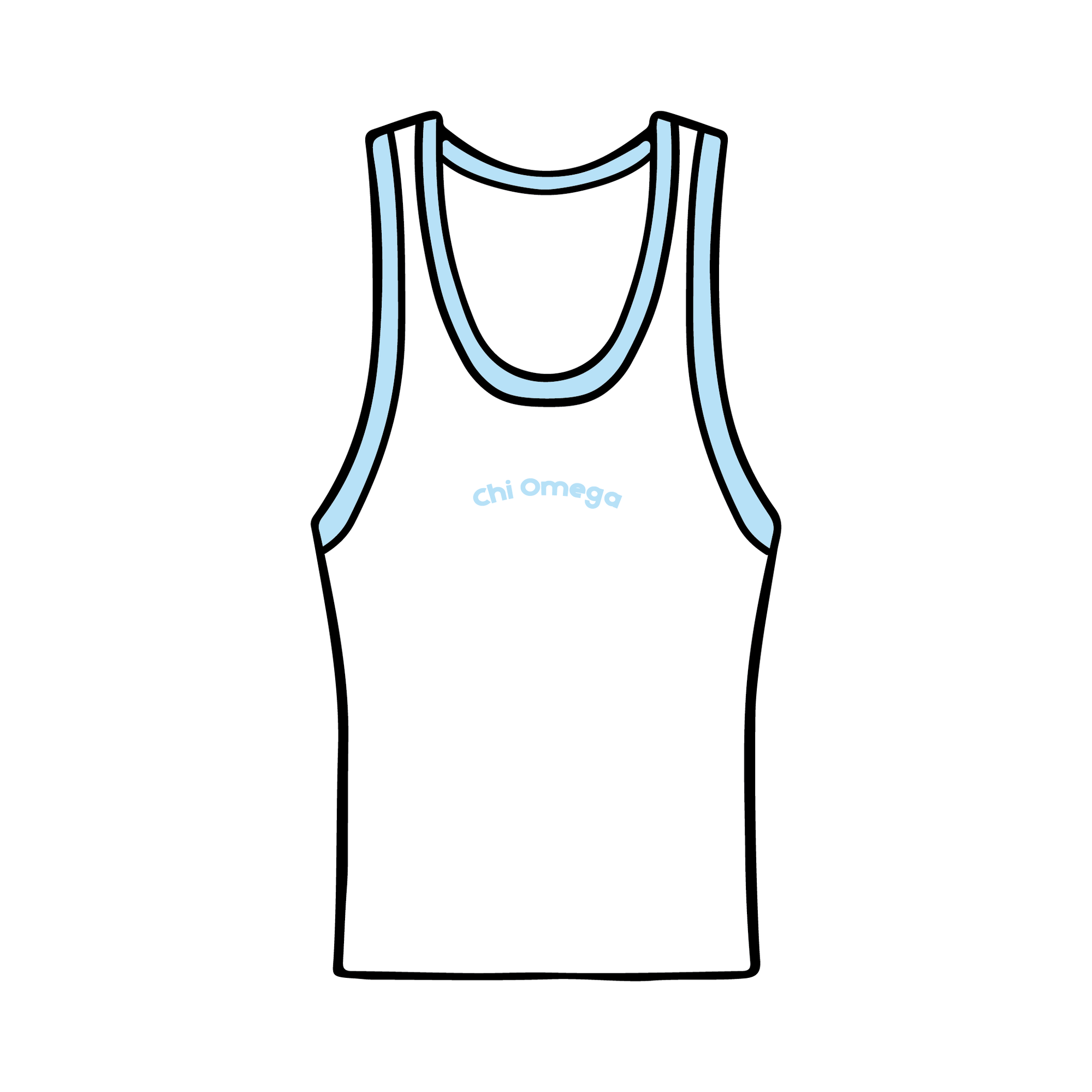 University of Colorado Boulder x Chi Omega 'Senior Merch' Tank Top