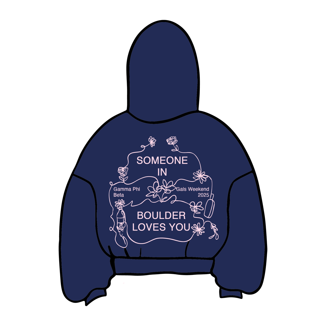 University of Colorado Boulder x Gamma Phi Beta 'Gals Weekend 2025' Hoodie