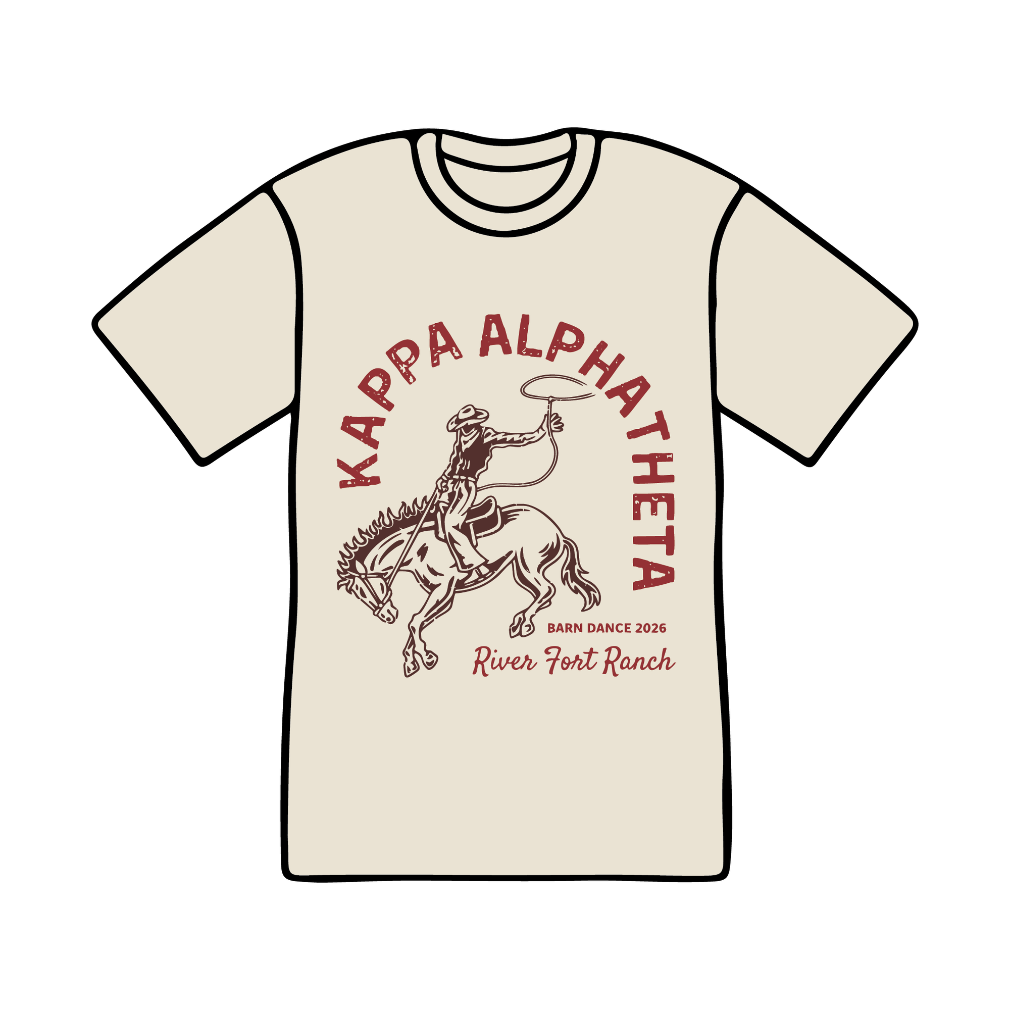 University of Colorado Boulder x Kappa Alpha Theta 'Barn Dance' T-Shirt