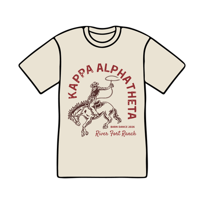 University of Colorado Boulder x Kappa Alpha Theta 'Barn Dance' T-Shirt