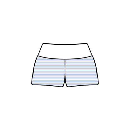 University of Connecticut x Gamma Phi Beta 'Optional Spring Merch' Foldover Shorts