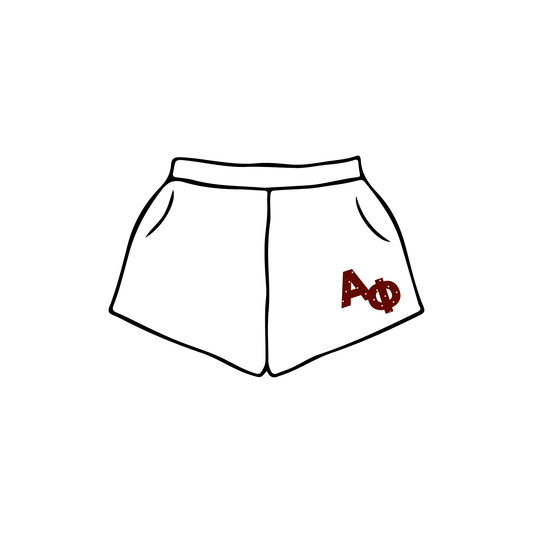 University of Delaware x Alpha Phi 'Polka Dot' Sweatshorts