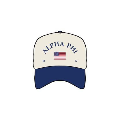 University of Delaware x Alpha Phi 'USA' Hat