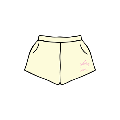University of Delaware x Alpha Phi 'Spring Merch Release' Sweatshorts