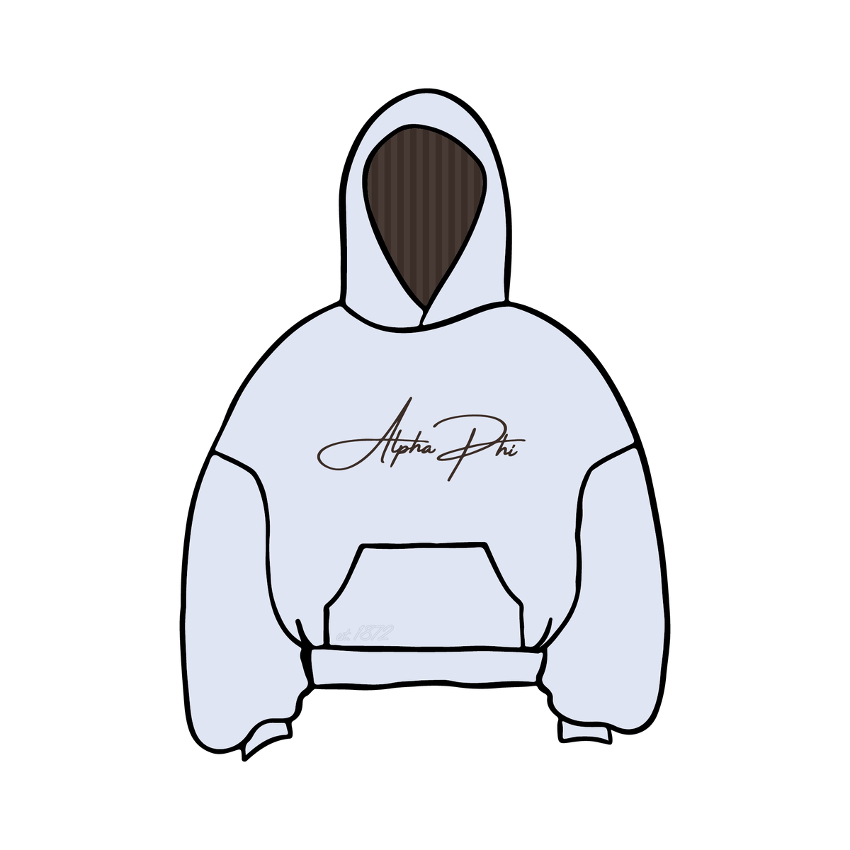 University of Delaware x Alpha Phi 'Spring Semester Drop' Hoodie