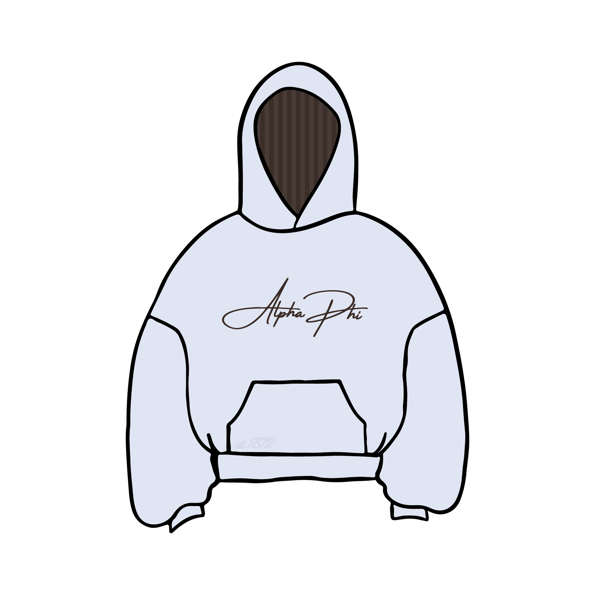 University of Delaware x Alpha Phi 'Spring Semester Drop' Hoodie