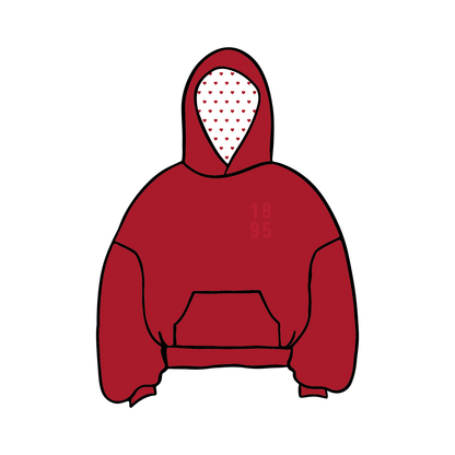 University of Delaware x Chi Omega 'Valentine’s Day Merch' Hoodie