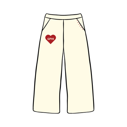 University of Delaware x Gamma Phi Beta 'Valentine’s Day Merch' Sweatpants