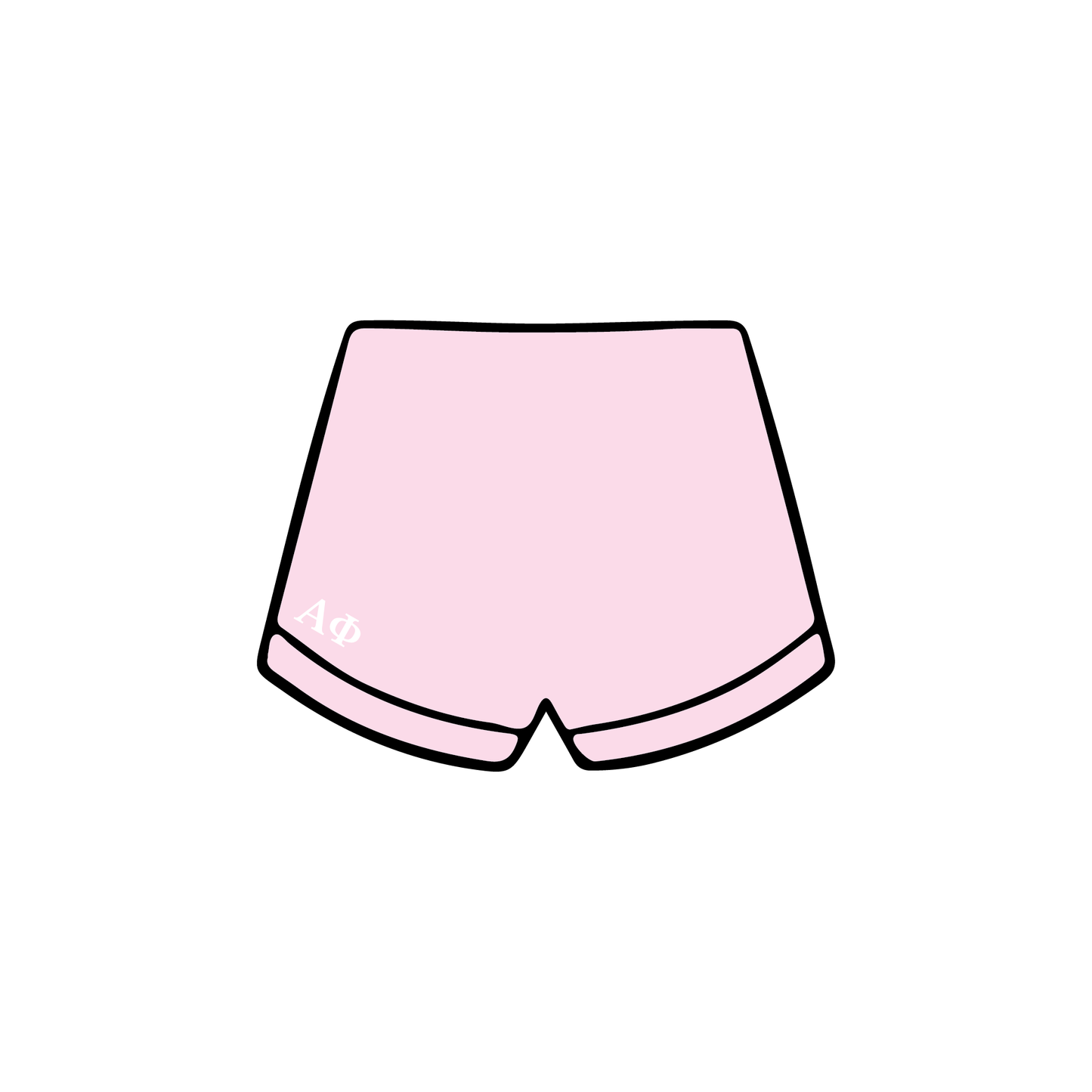 University of Florida x Alpha Phi 'In House Merch' Pajama Shorts