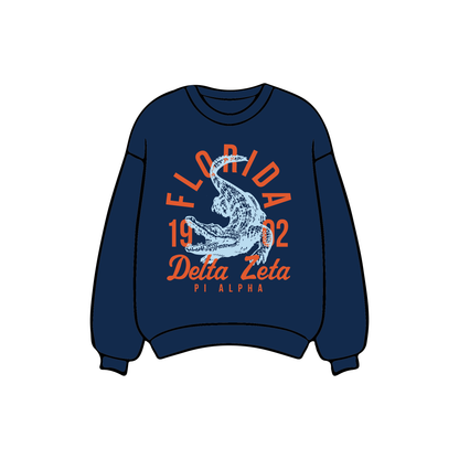 University of Florida x Delta Zeta 'Bid Day' Crewneck