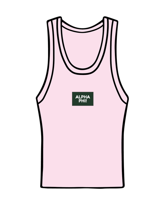 Alpha Phi 'Daily Drills Inspired' Tank Top
