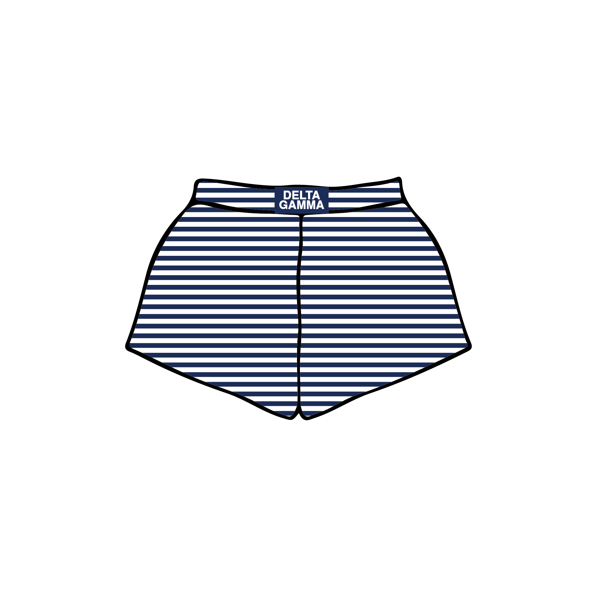 University of Georgia x Delta Gamma 'Spring Apparel' Sweatshorts