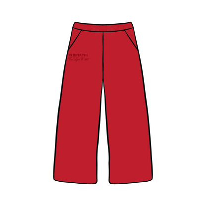 University of Georgia x Pi Beta Phi 'Fall 2025' Wide-leg Sweatpants