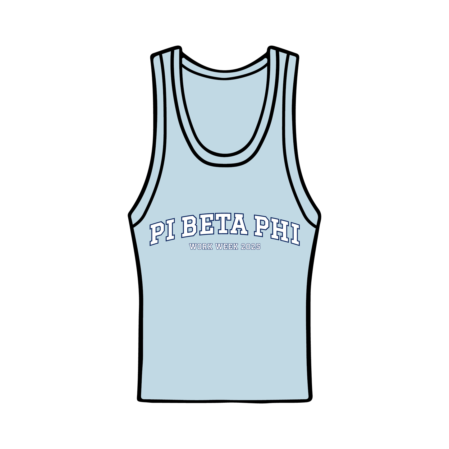 University of Georgia x Pi Beta Phi 'Work Week 2025' Tank Top