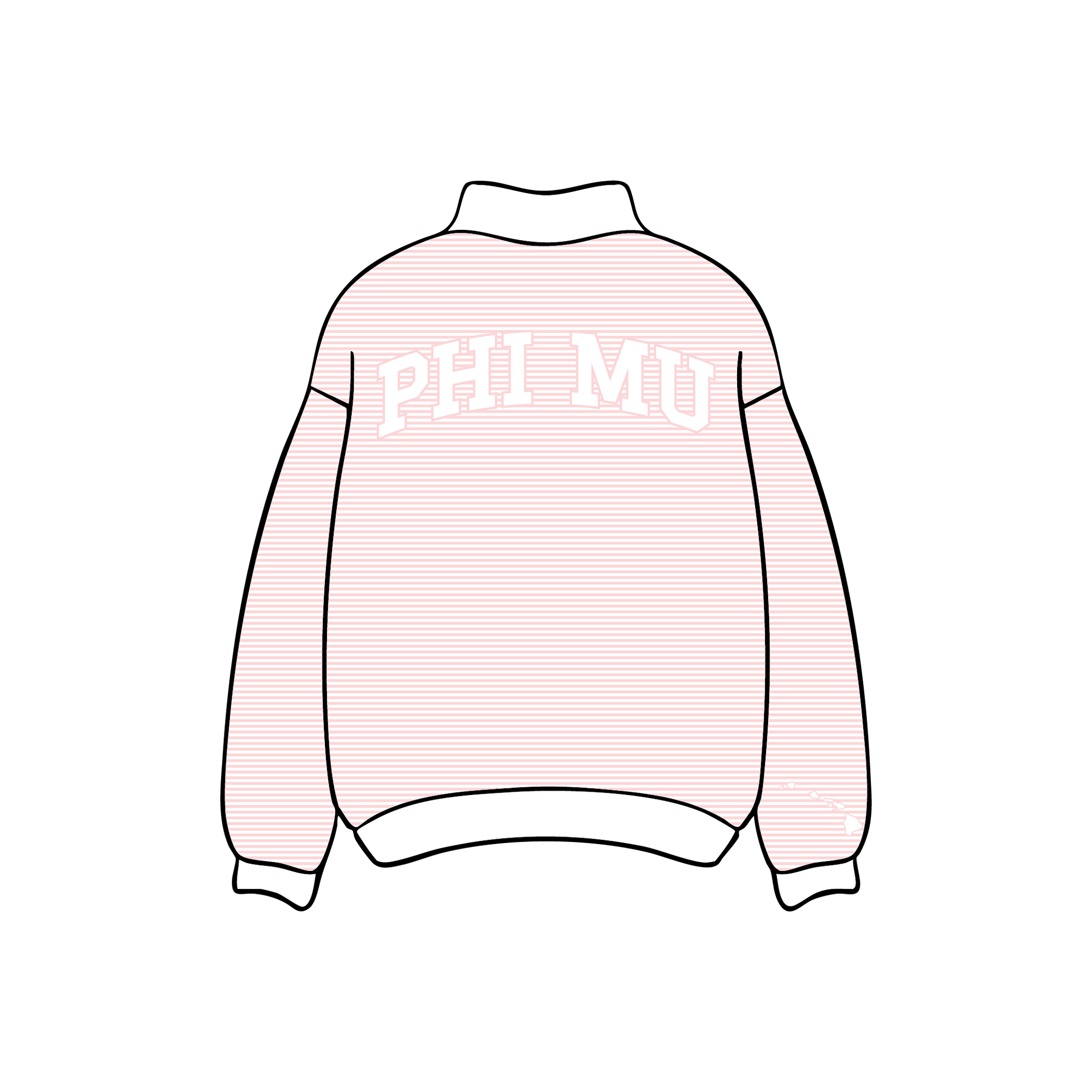 University of Hawaii at Manoa x Phi Mu 'Sisterhood Retreat' Mockneck