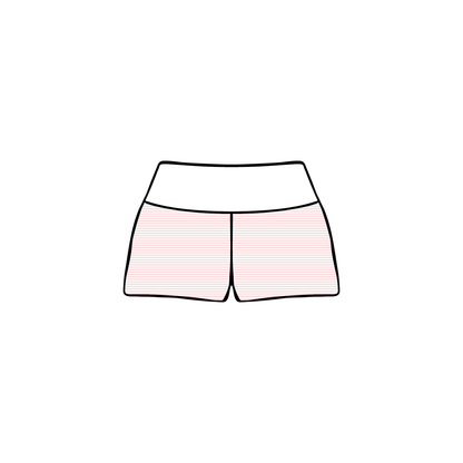 University of Hawaii at Manoa x Phi Mu 'Sisterhood Retreat' Fold-over Shorts