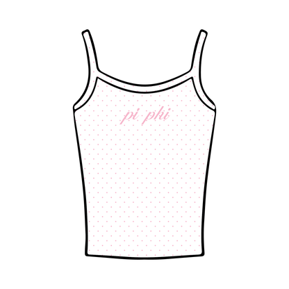 University of Illinois Urbana-Champaign x Pi Beta Phi 'Initiation' Spaghetti Tank Top
