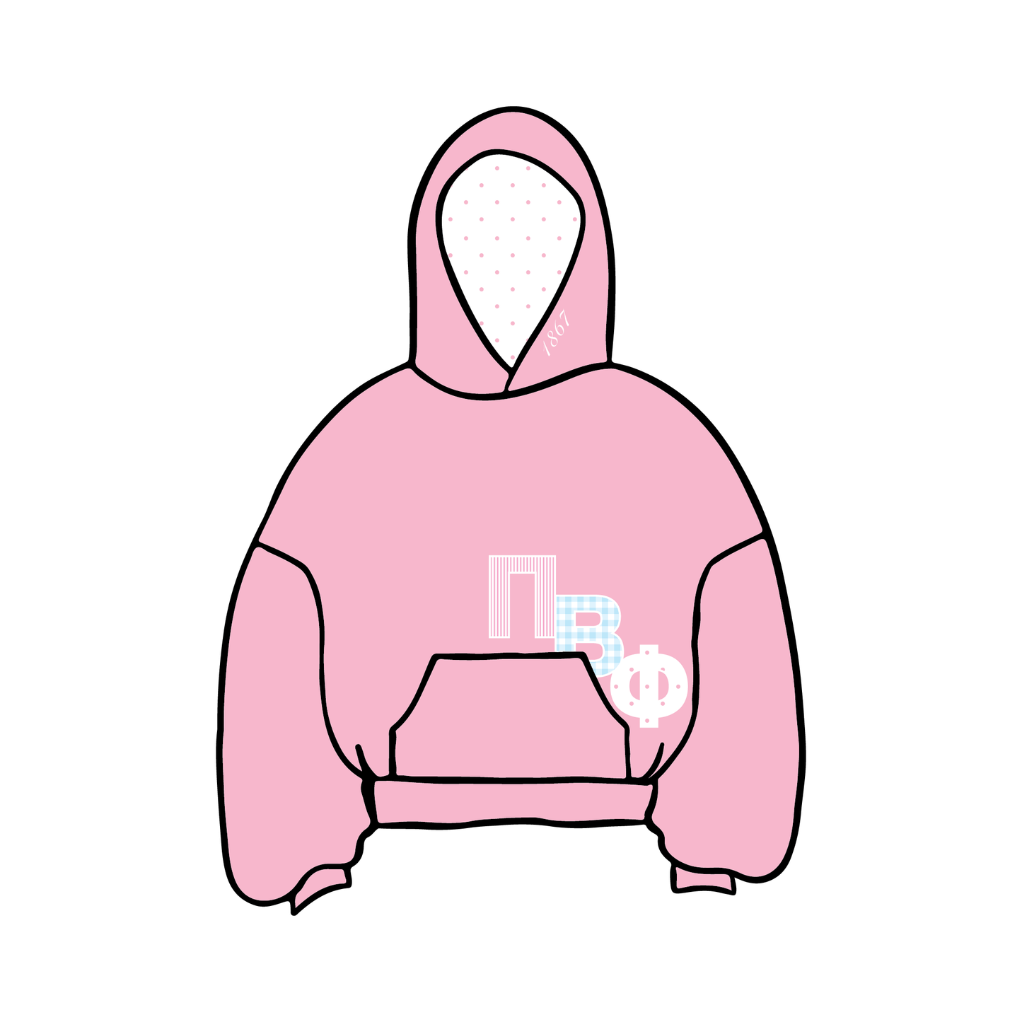 University of Illinois Urbana-Champaign x Pi Beta Phi 'Initiation' Hoodie