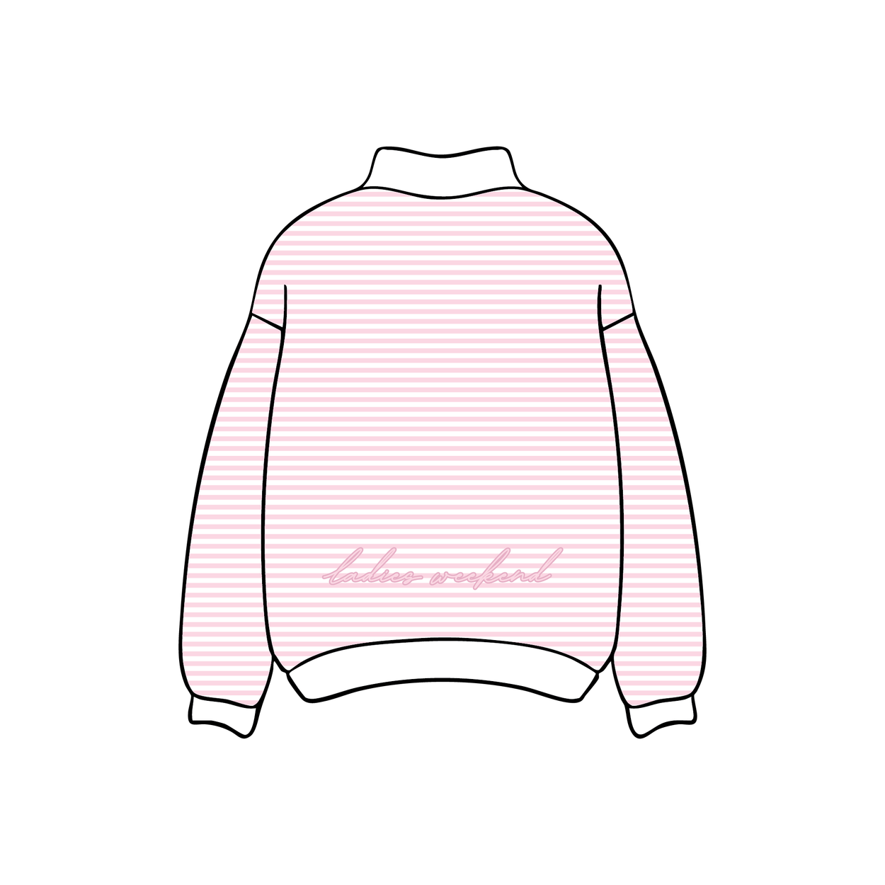 University of Iowa x Chi Omega 'Ladies Weekend' Mockneck