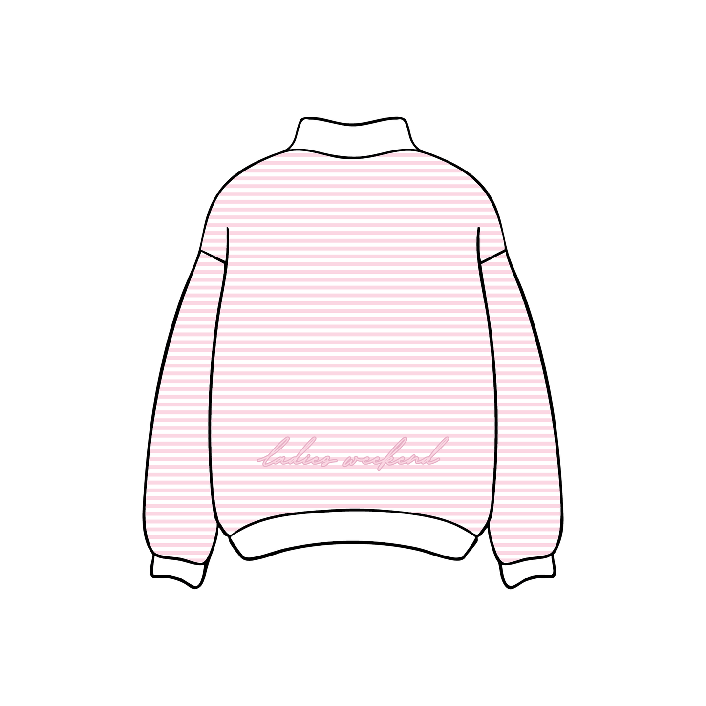 University of Iowa x Chi Omega 'Ladies Weekend' Mockneck