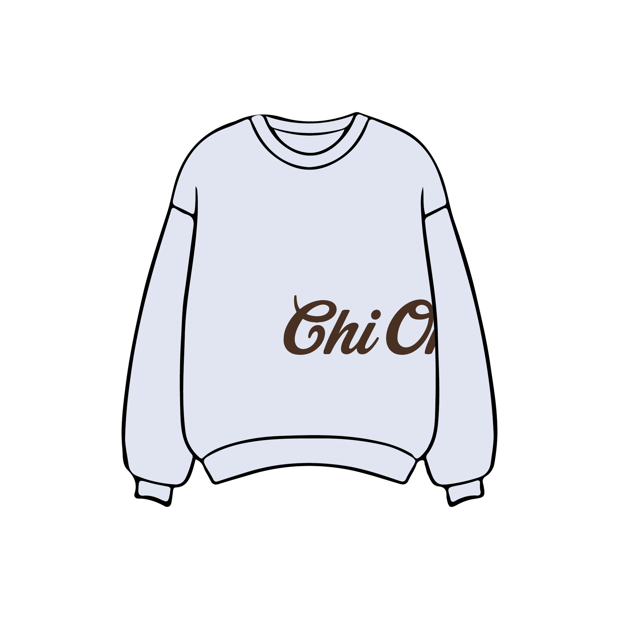 University of Iowa x Chi Omega 'Spring Merch' Crewneck