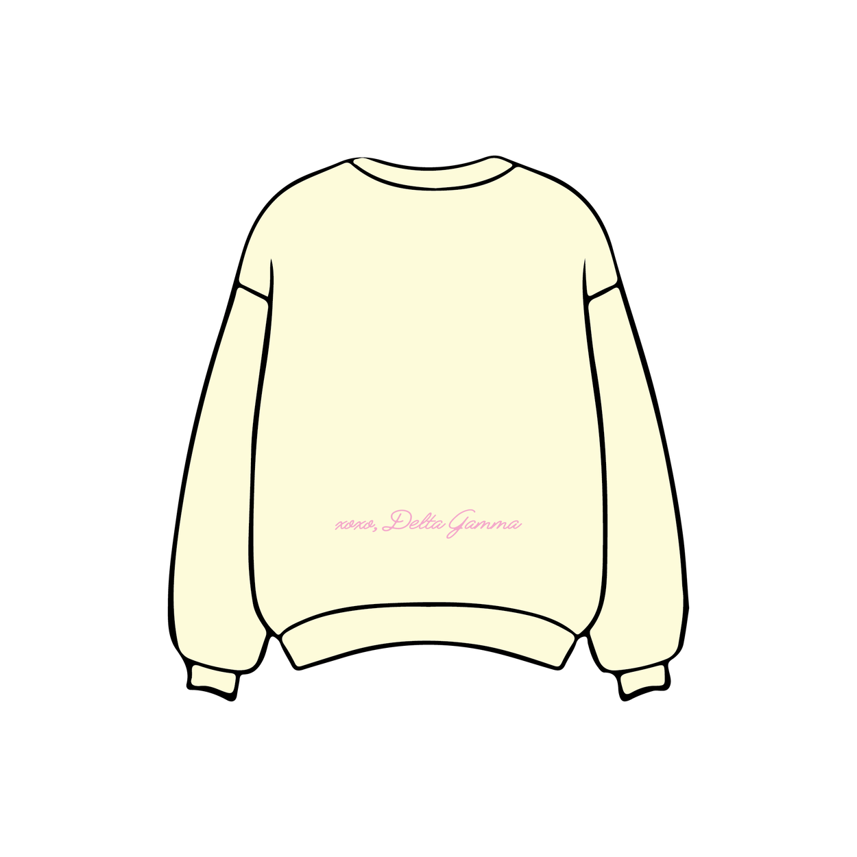 University of Iowa x Delta Gamma 'Mom's Weekend' Crewneck
