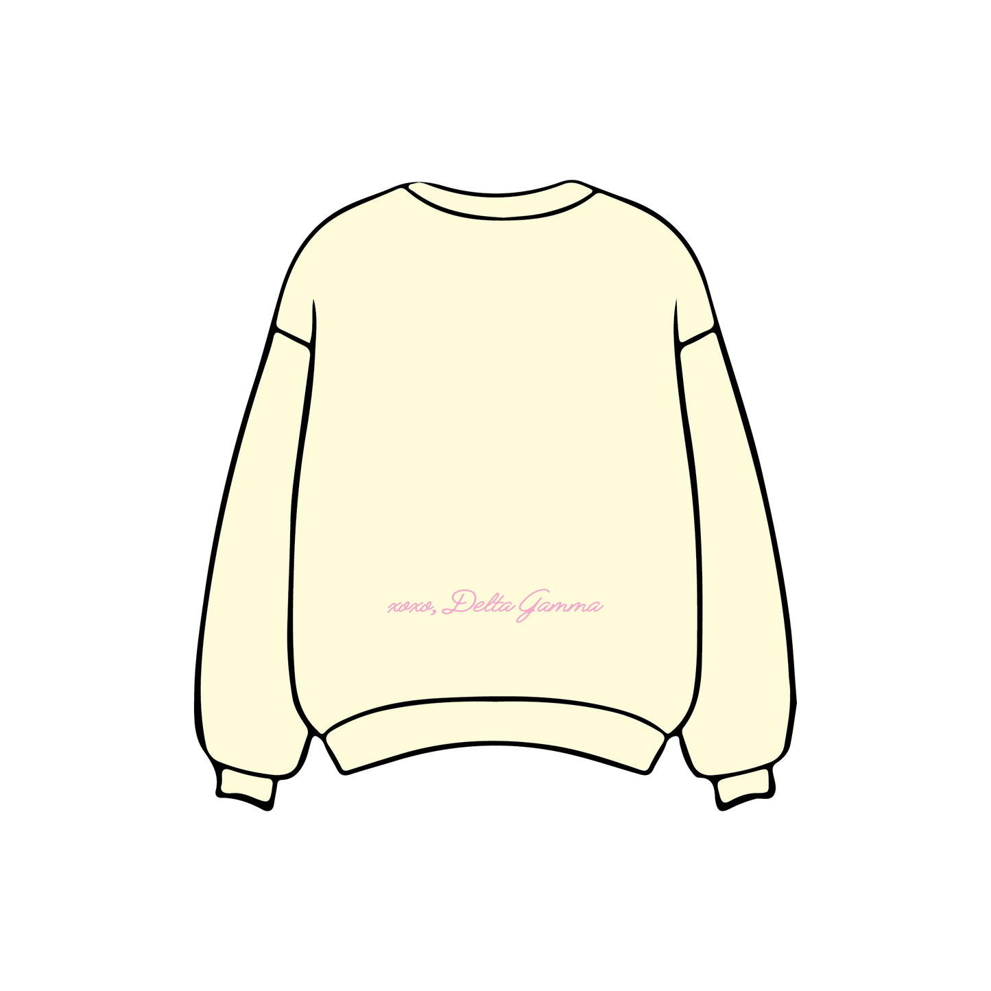 University of Iowa x Delta Gamma 'Mom's Weekend' Crewneck