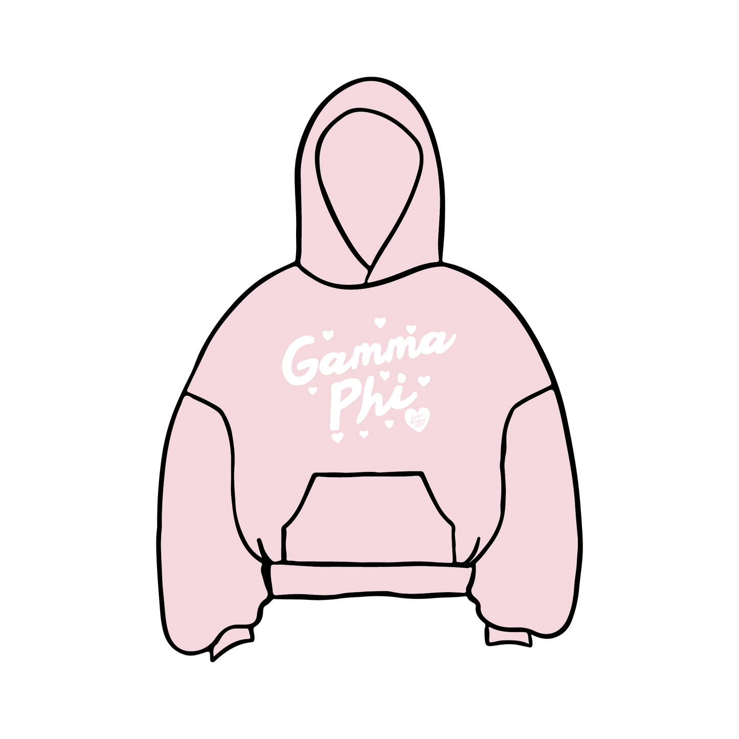 University of Iowa x Gamma Phi Beta 'Ladies Weekend 2026' Hoodie