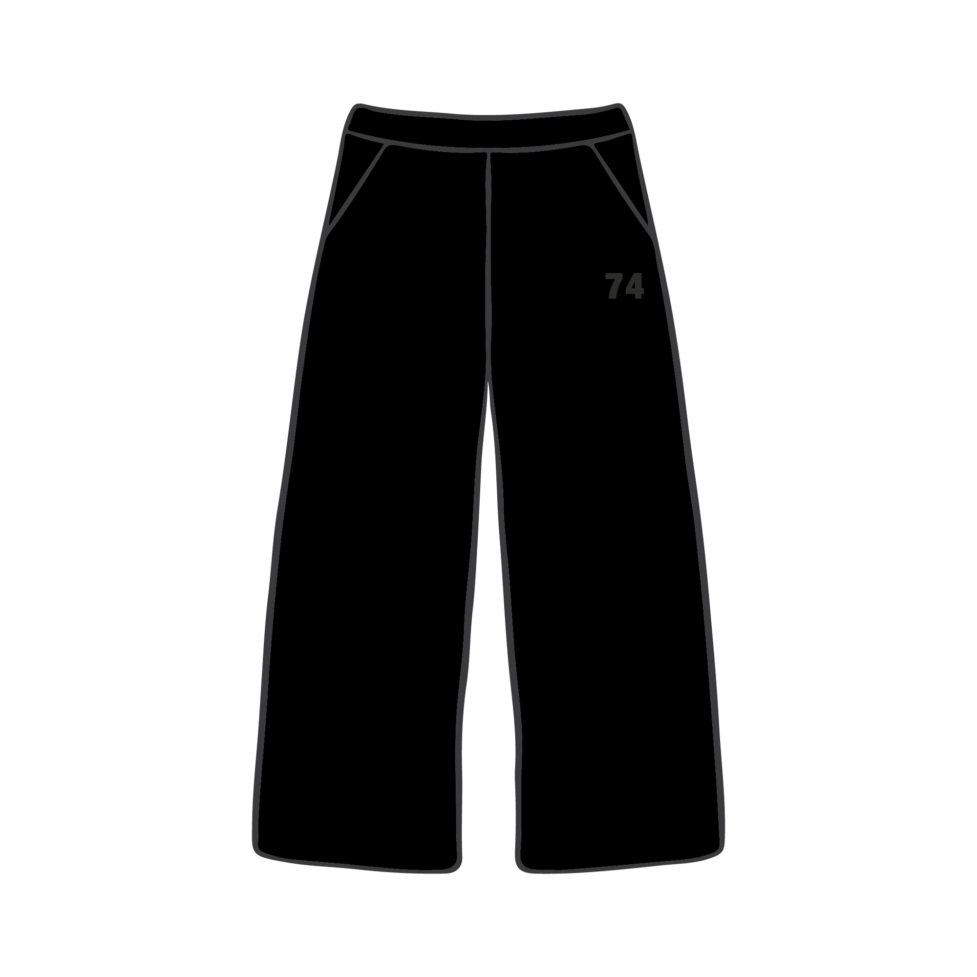University of Iowa x Gamma Phi Beta 'regular merch' Sweatpants