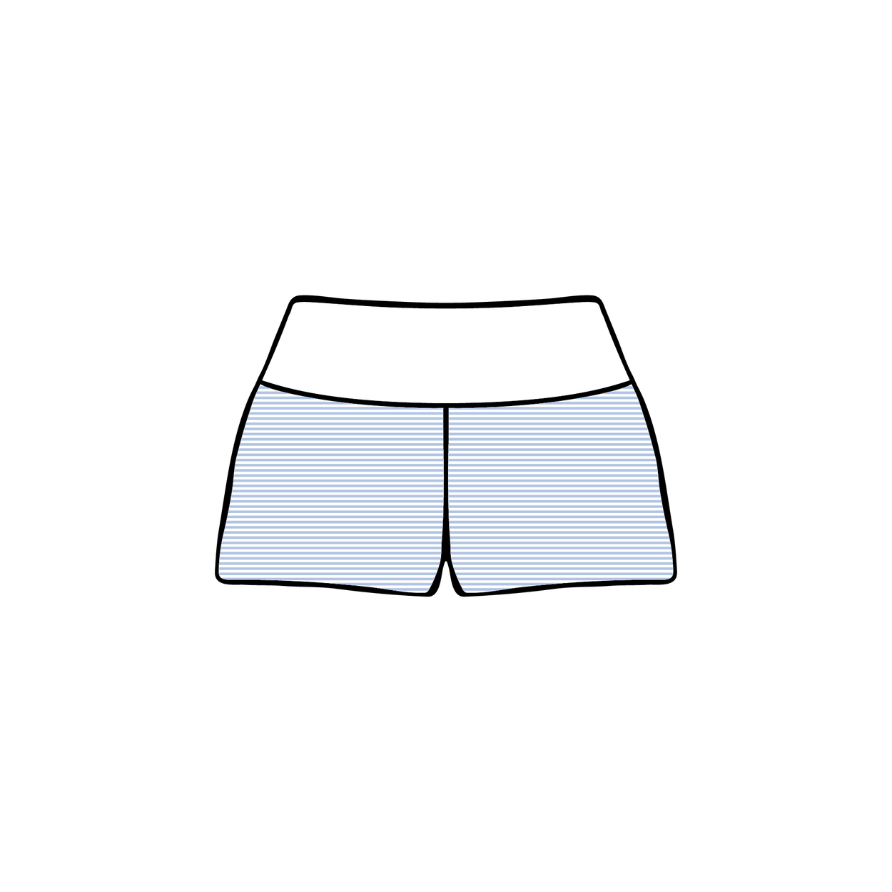 University of Massachusetts Amherst x Alpha Epsilon Phi 'Semester Merch' Foldover Shorts