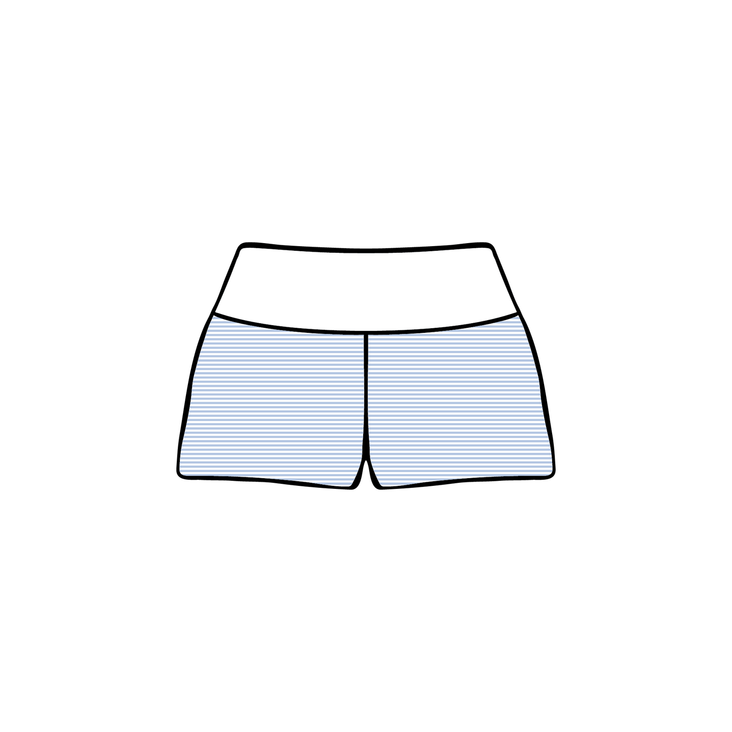 University of Massachusetts Amherst x Alpha Epsilon Phi 'Semester Merch' Foldover Shorts