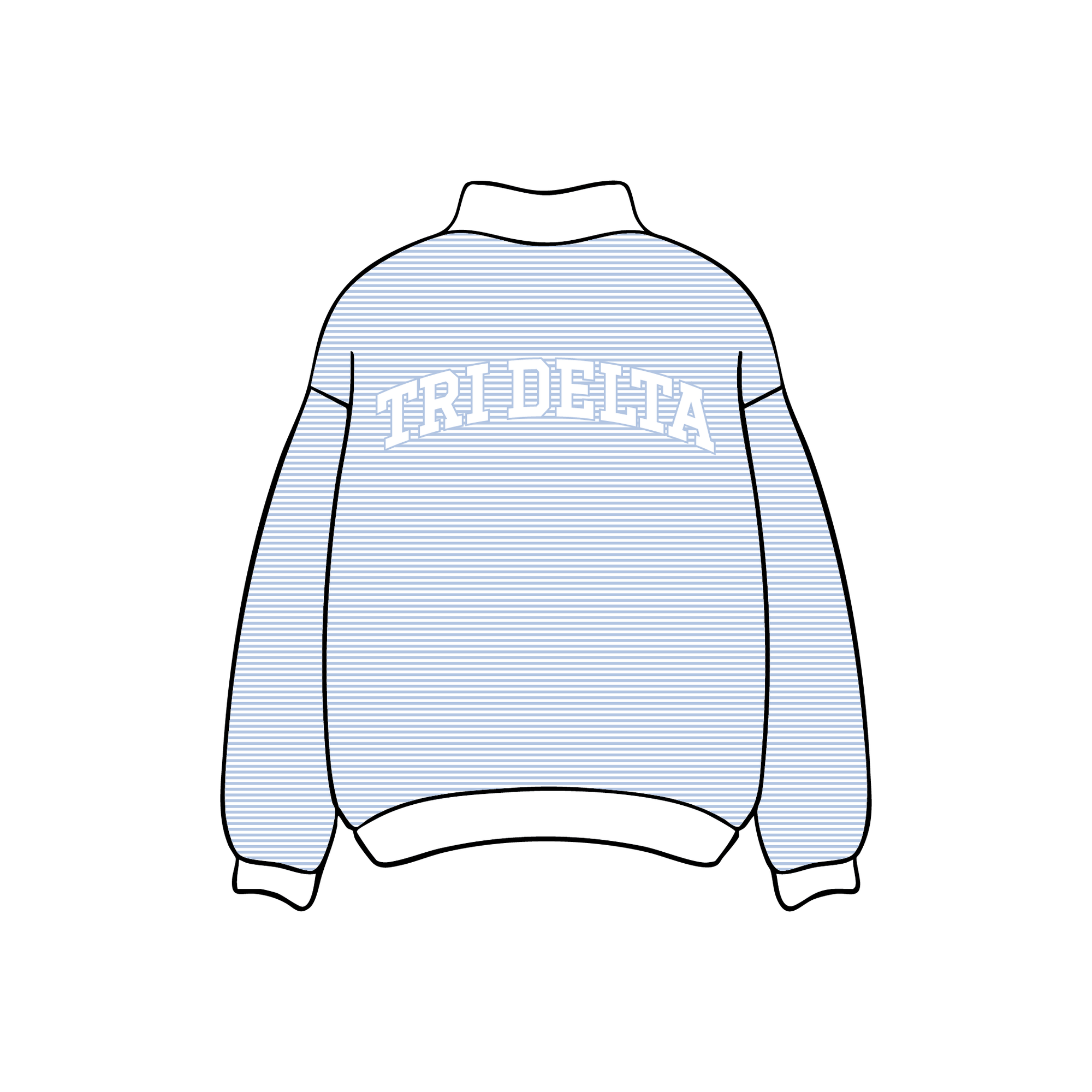 University of Miami x Delta Delta Delta 'Spring Merch' Mockneck