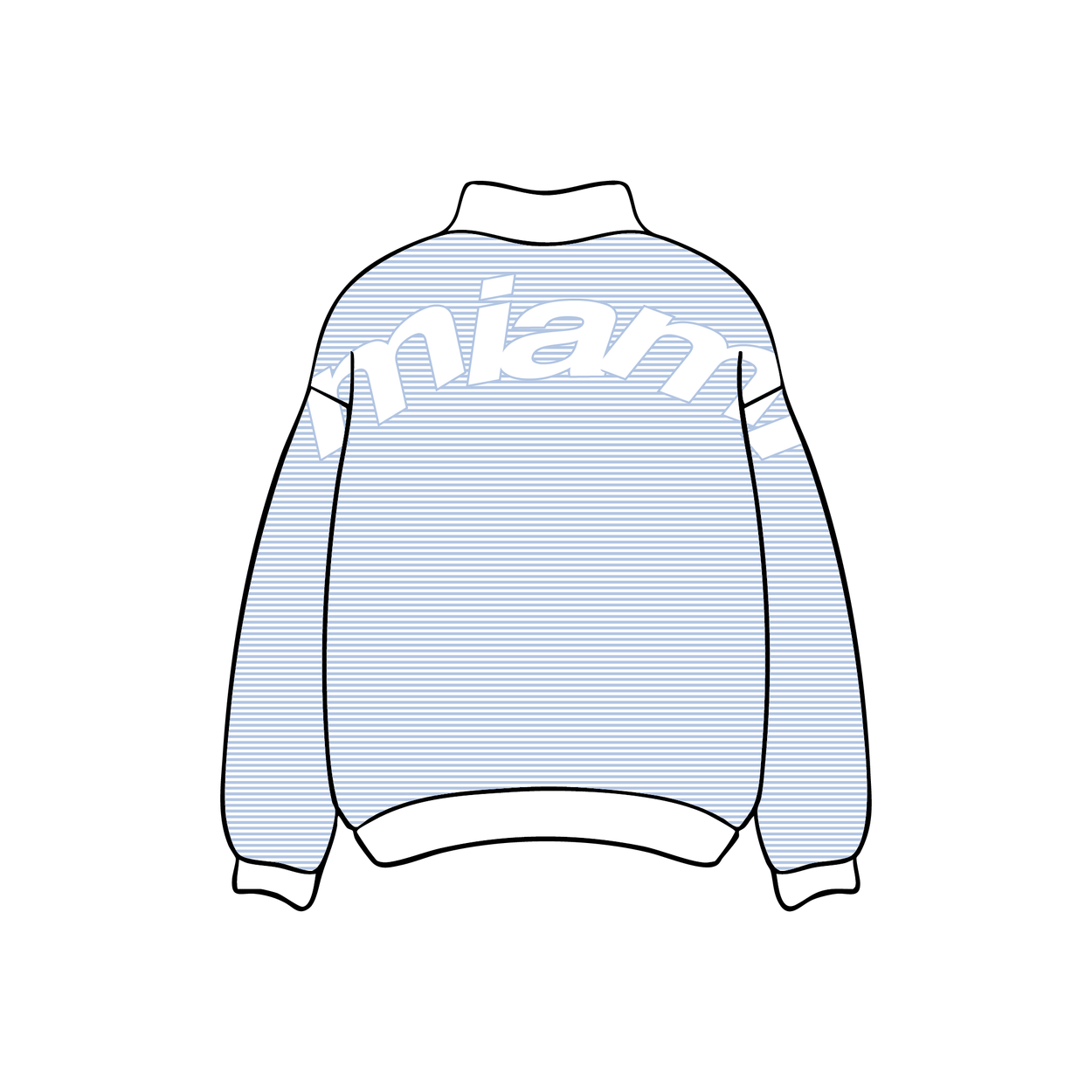 University of Miami x Delta Delta Delta 'Spring Merch' Mockneck