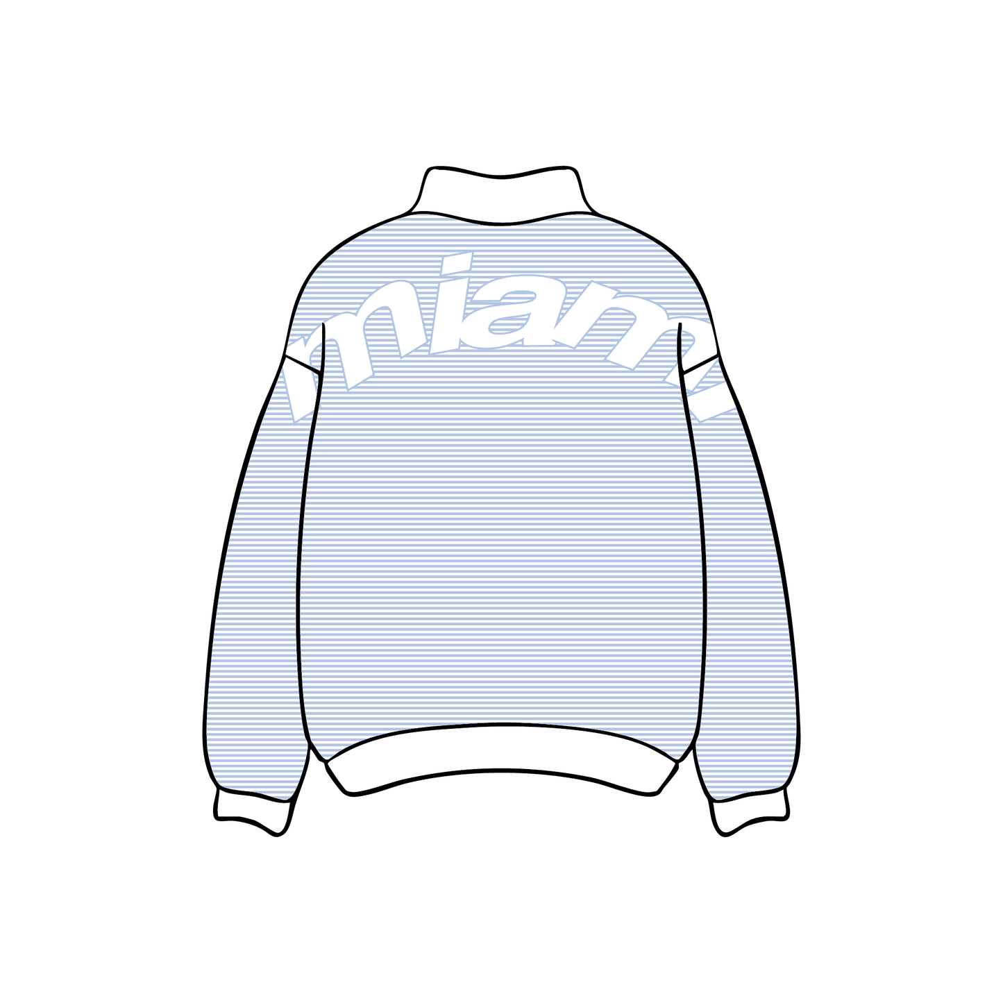 University of Miami x Delta Delta Delta 'Spring Merch' Mockneck