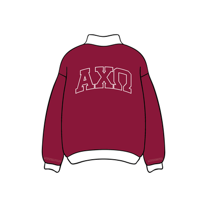 University of Minnesota Twin Cities x Alpha Chi Omega '2026 Merch' Mockneck