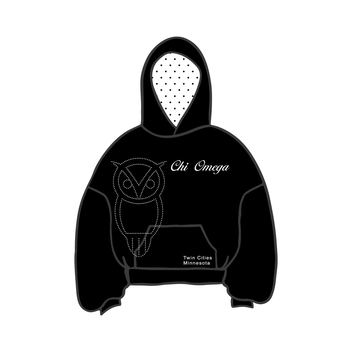 University of Minnesota Twin Cities x Chi Omega 'spring merch drop' Hoodie