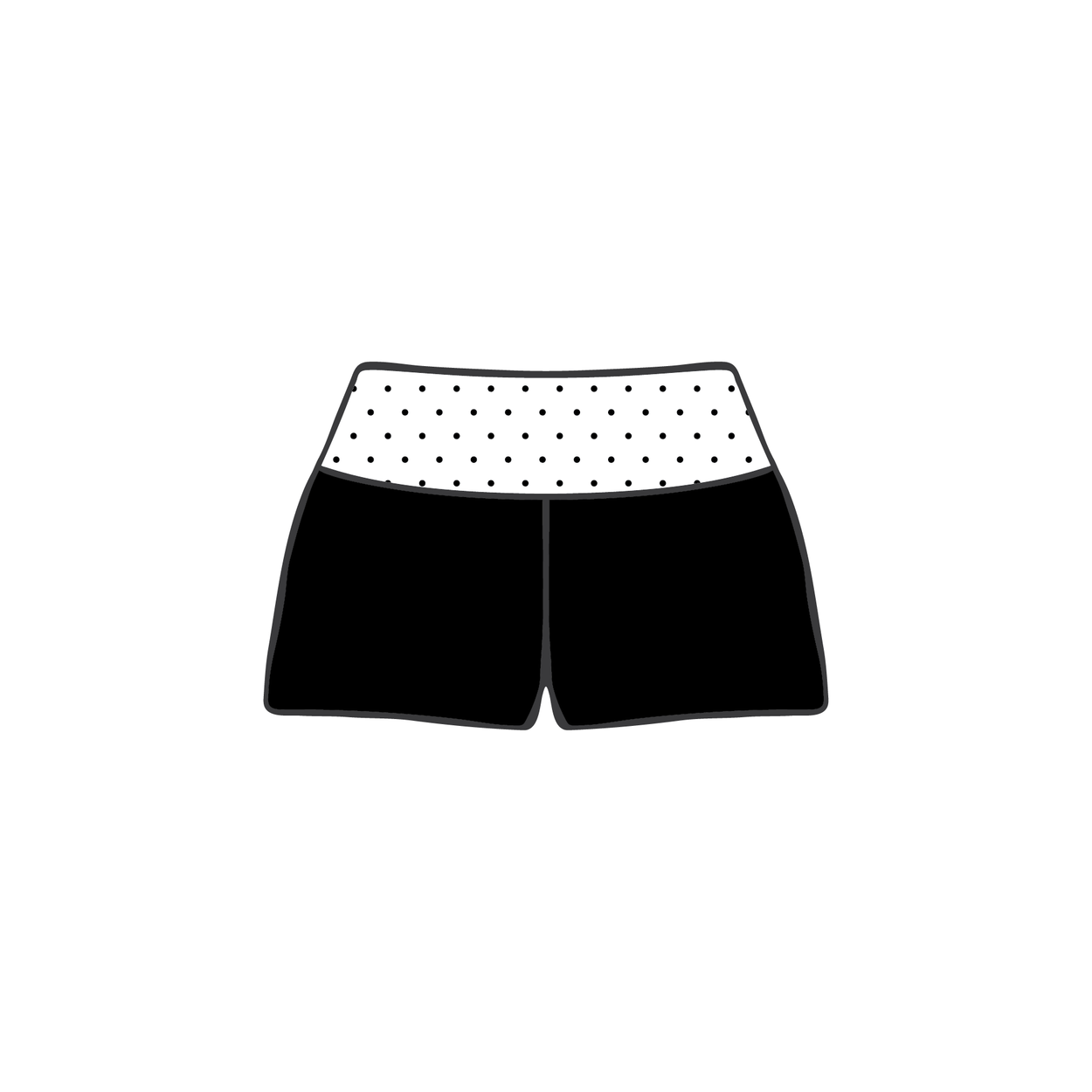 University of Minnesota Twin Cities x Chi Omega 'spring merch drop' Foldover Shorts