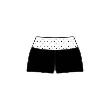 University of Minnesota Twin Cities x Chi Omega 'spring merch drop' Foldover Shorts