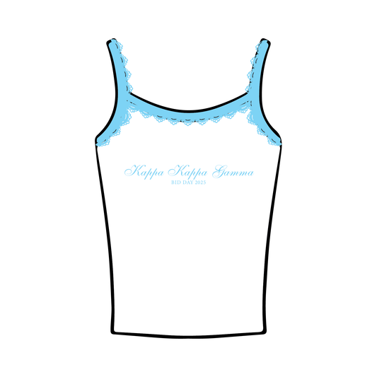 University of Minnesota Twin Cities x Kappa Kappa Gamma 'Bid Day 2025' Spaghetti Tank Top